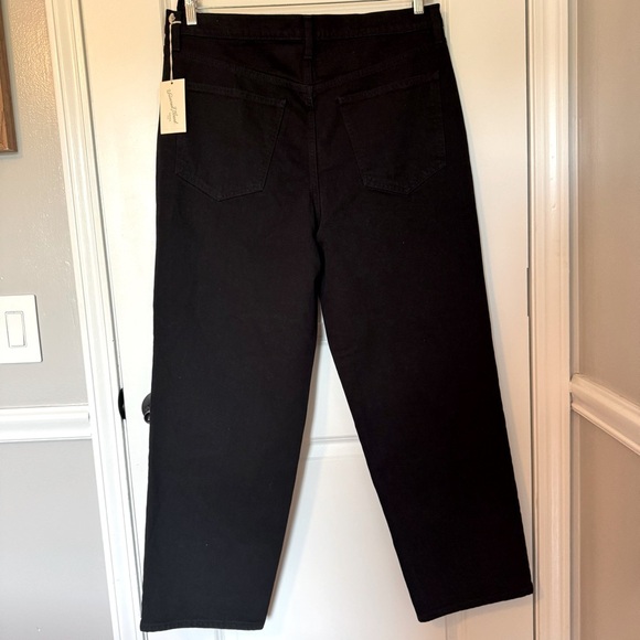 NWT Universal Thread Highest Rise Straight Ankle Jeans - Black Size 16 - Picture 3 of 6